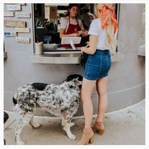 NWT - Wild Honey Dark Wash Denim Skirt